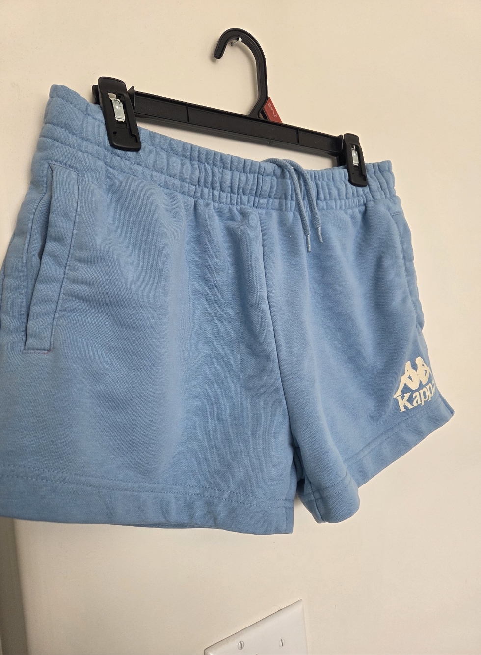 Kappa Women's Sky Blue Logo Athletic Shorts